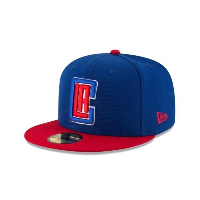 Blue Los Angeles Clippers Hat - New Era NBA 2Tone 59FIFTY Fitted Caps USA4952013